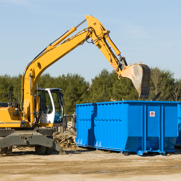 what happens if the residential dumpster is damaged or stolen during rental in Hollywood Park TX